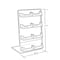 Azar Displays Angled Eight-Pocket Business/Gift Card Holder 8.5"W x 11"H, PK2 252048 - alternate 2